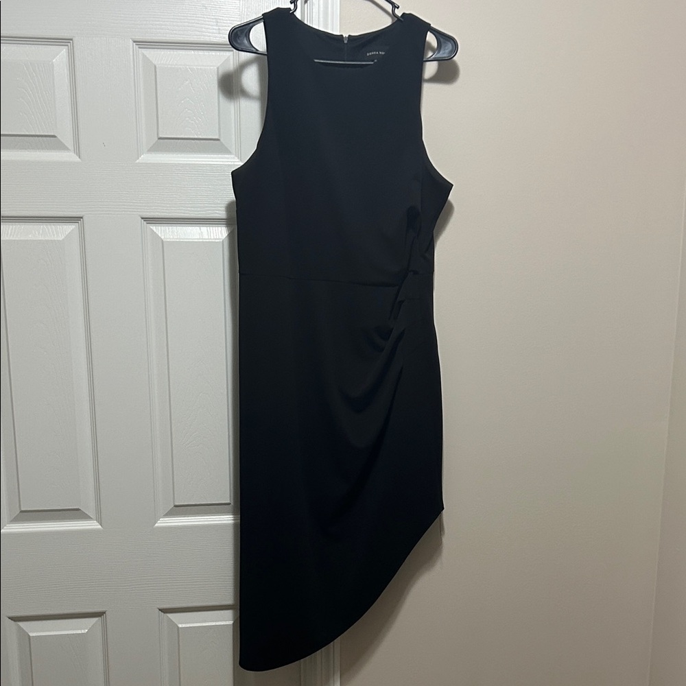 Donna Morgan Black Asymmetrical Dress
